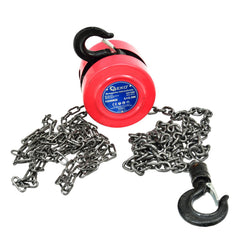 Palan scripete manual 1T cu lant de 2.5m GEKO