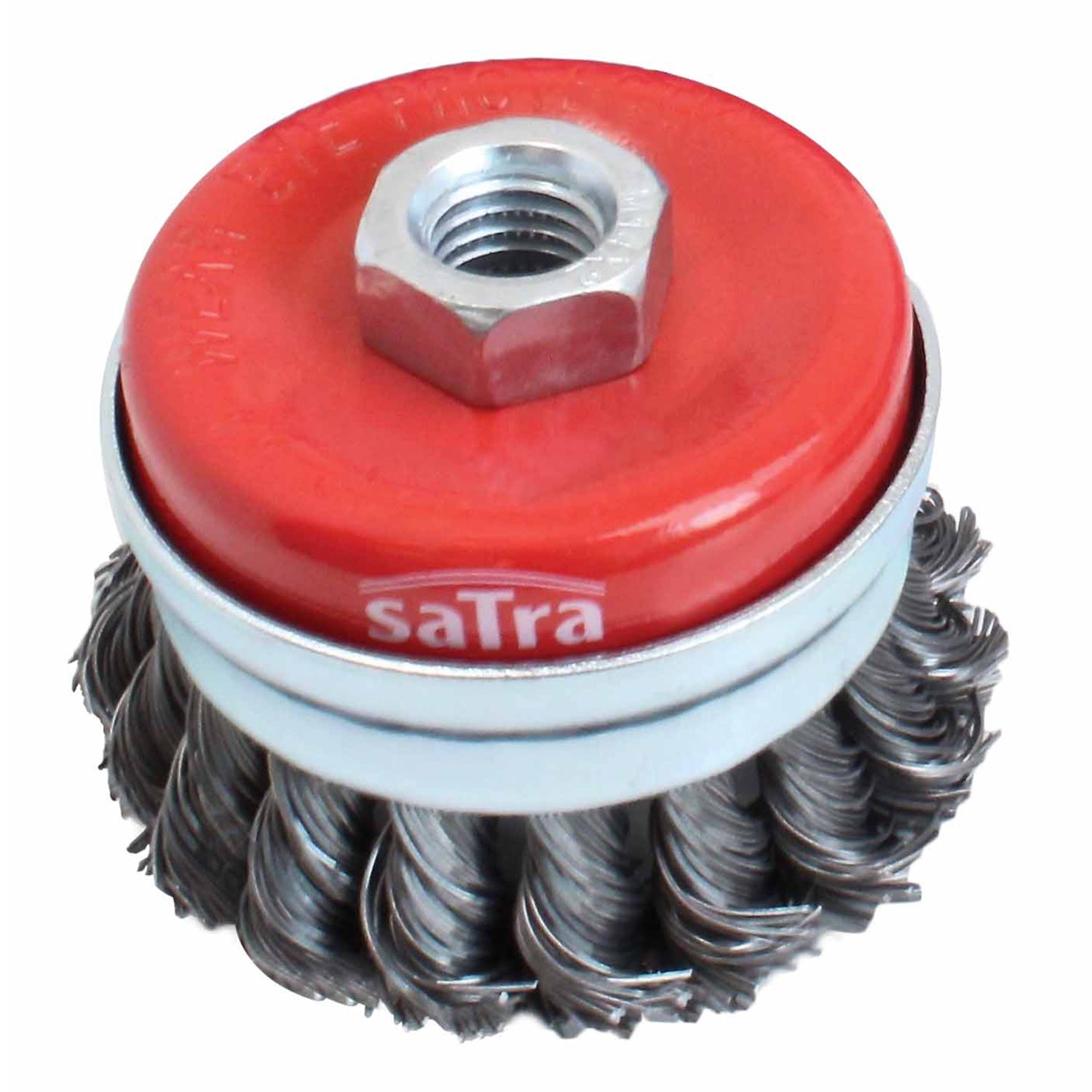 Perie de sarma rasucita pentru pilozor unghiular 100mm SATRA