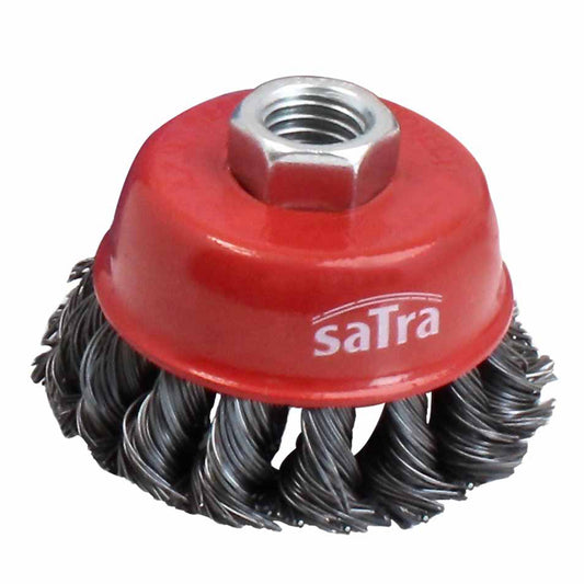 Perie de sarma rasucita tip clopot 75mm SATRA