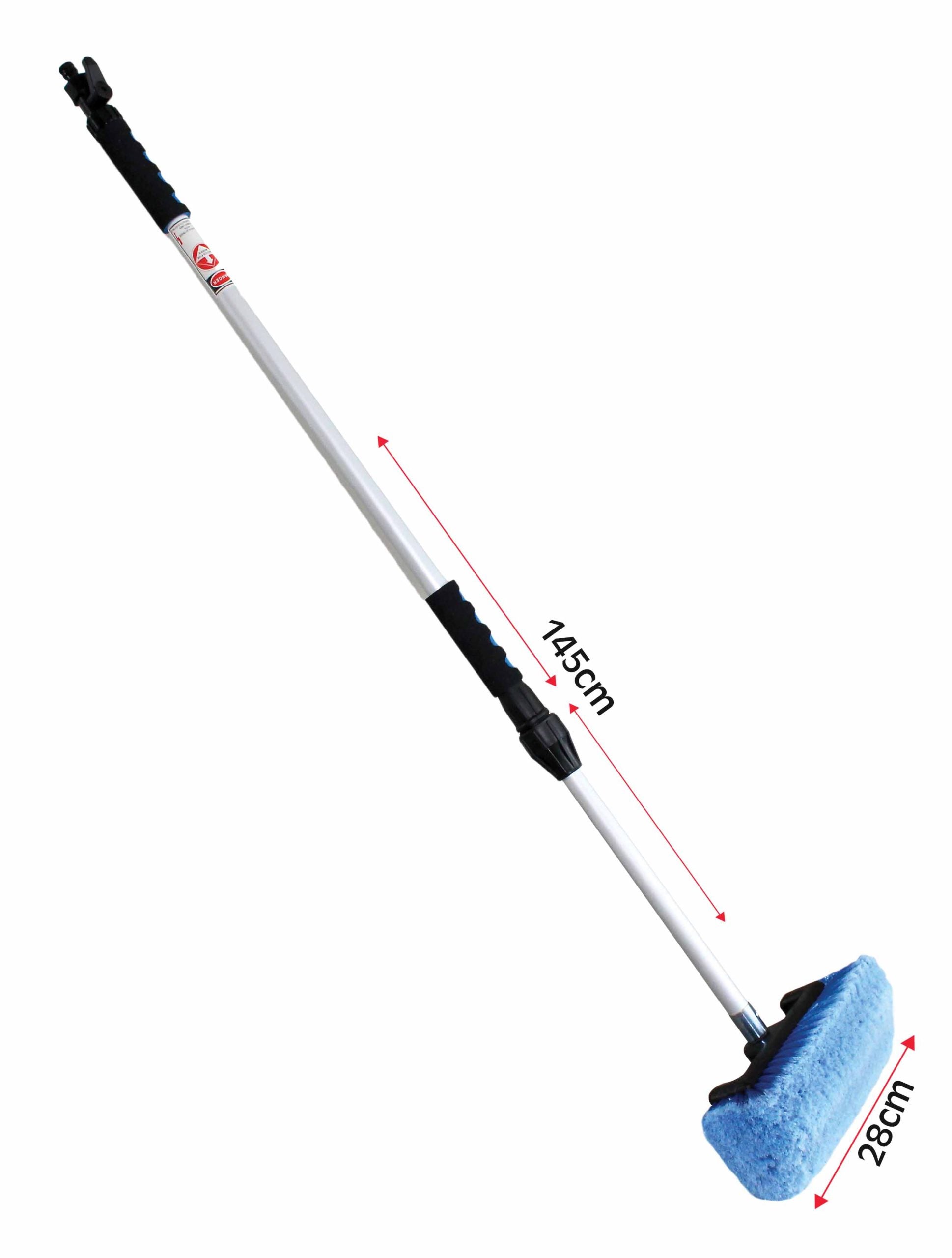 Perie de spalare telescopica cu racord la apa 950-1565mm