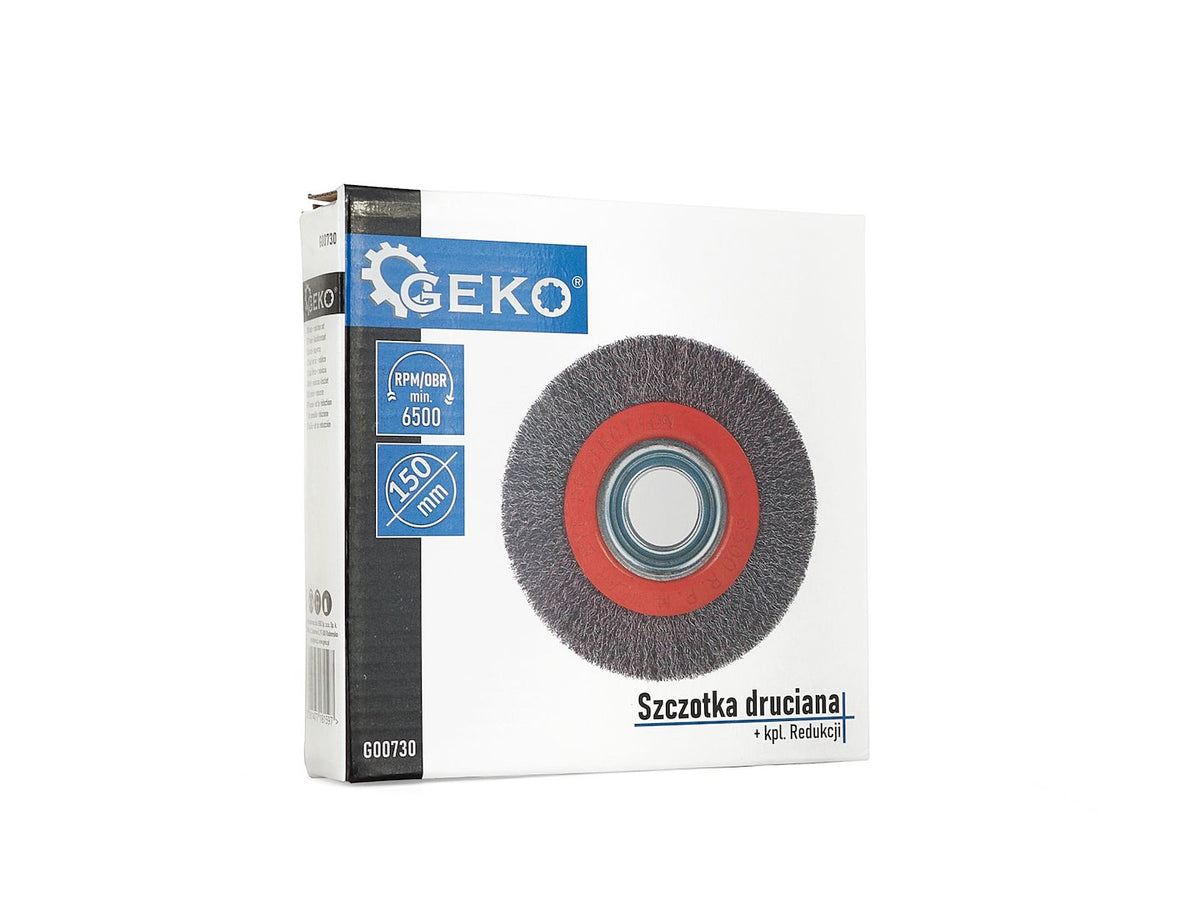 Perie disc din sarma 150 x 32mm - pentru curatare si slefuire metal - GEKO