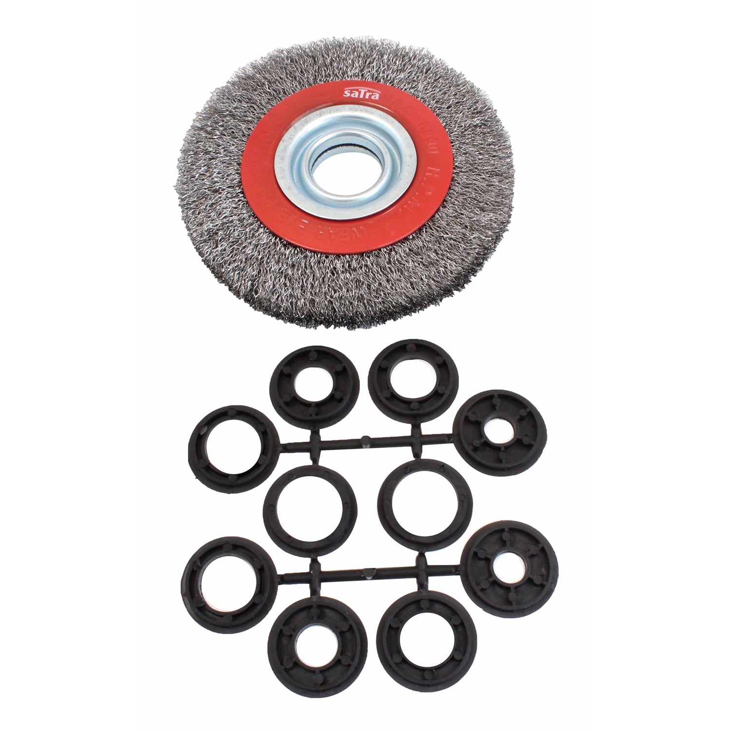 Perie rotativa din sarma pentru indepartat vopsea, rugina, curatat roti 150mm