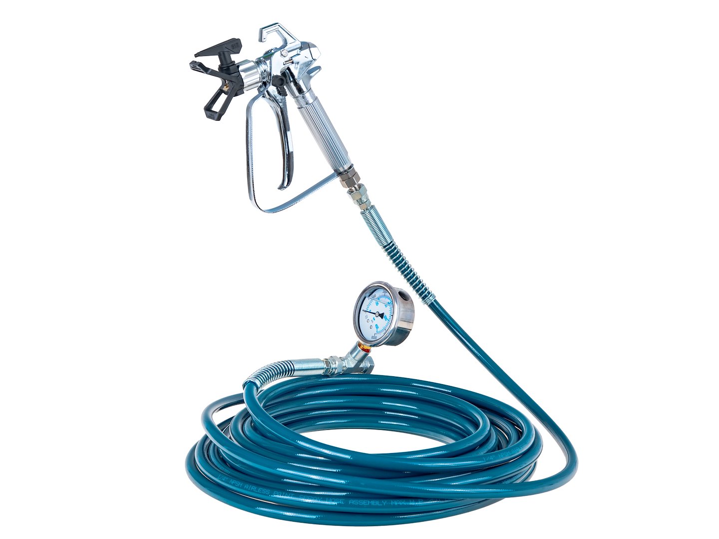Pistol agregat pompa de vopsit hidrodinamica airless sp460 1000w 210bar 1.8l/min furtun 13m, duza 517