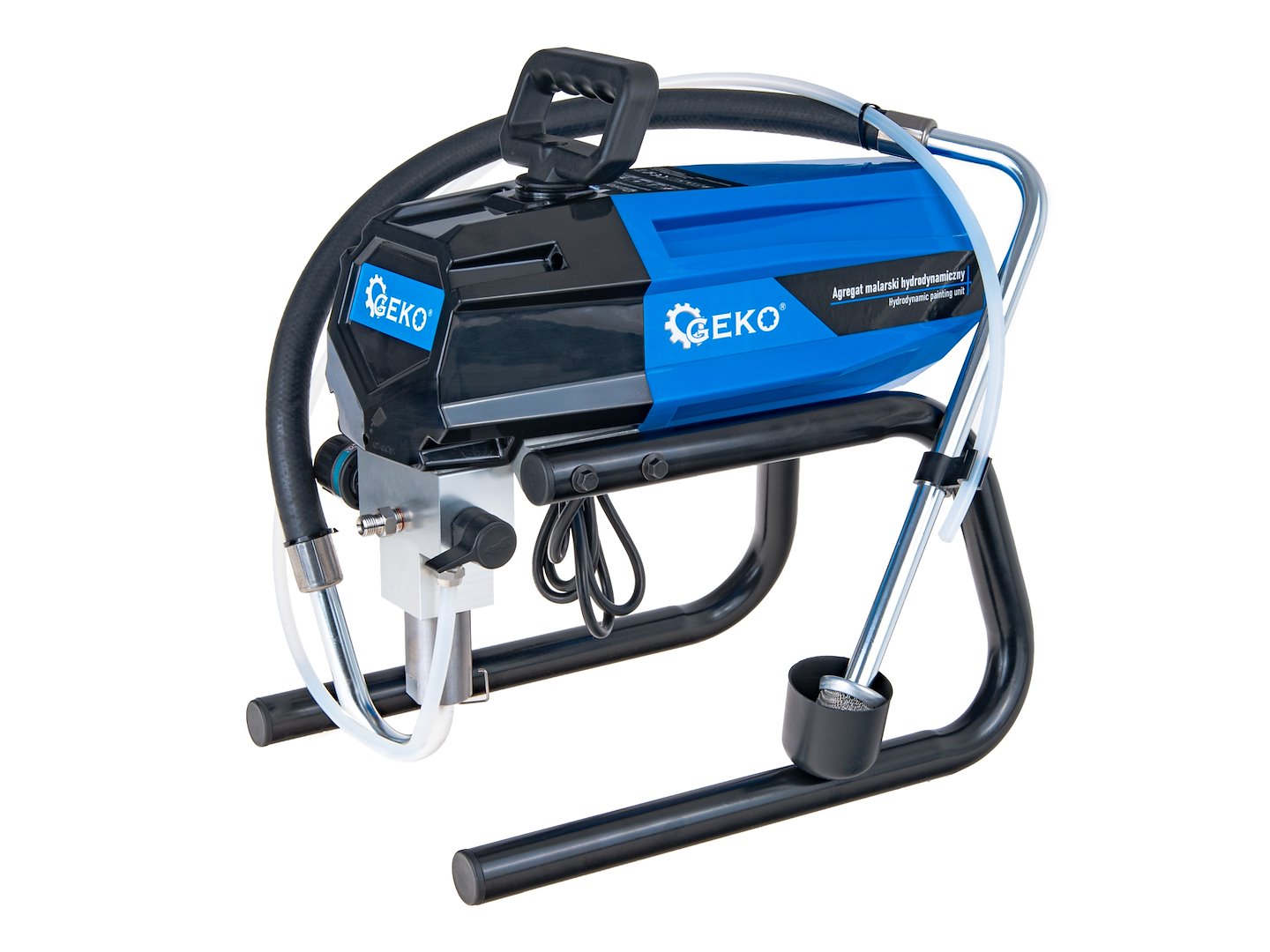 Pistol agregat pompa de vopsit hidrodinamica airless sp460 1000w 210bar 1.8l/min furtun 13m, duza 517
