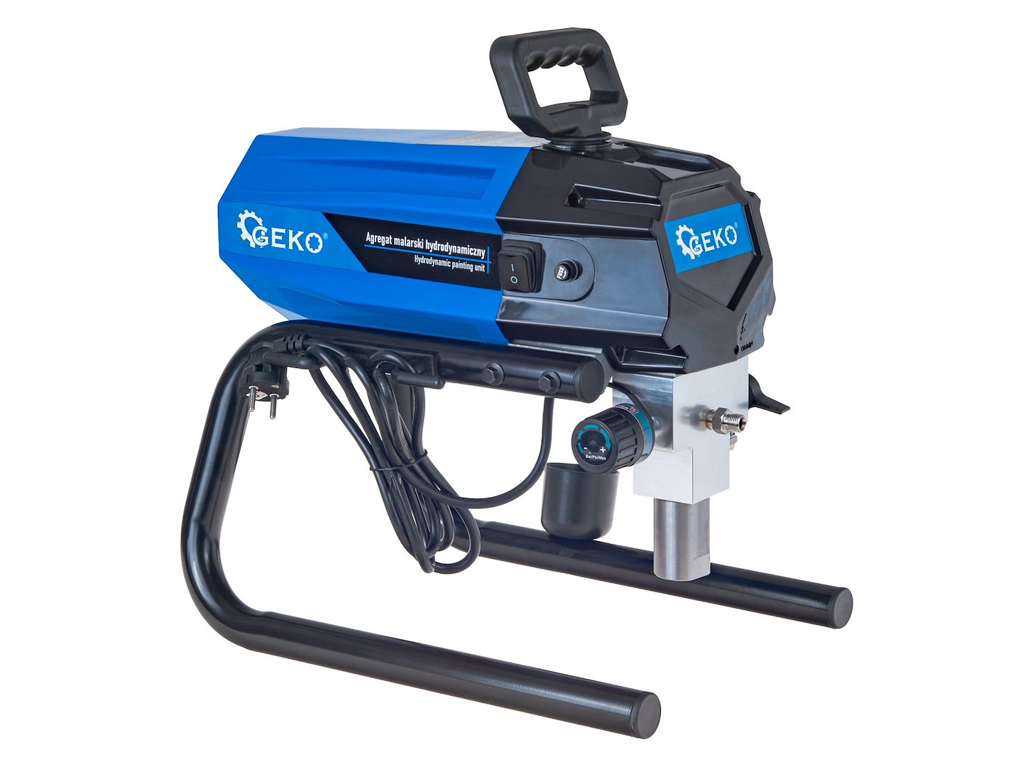 Pistol agregat pompa de vopsit hidrodinamica airless sp460 1000w 210bar 1.8l/min furtun 13m, duza 517