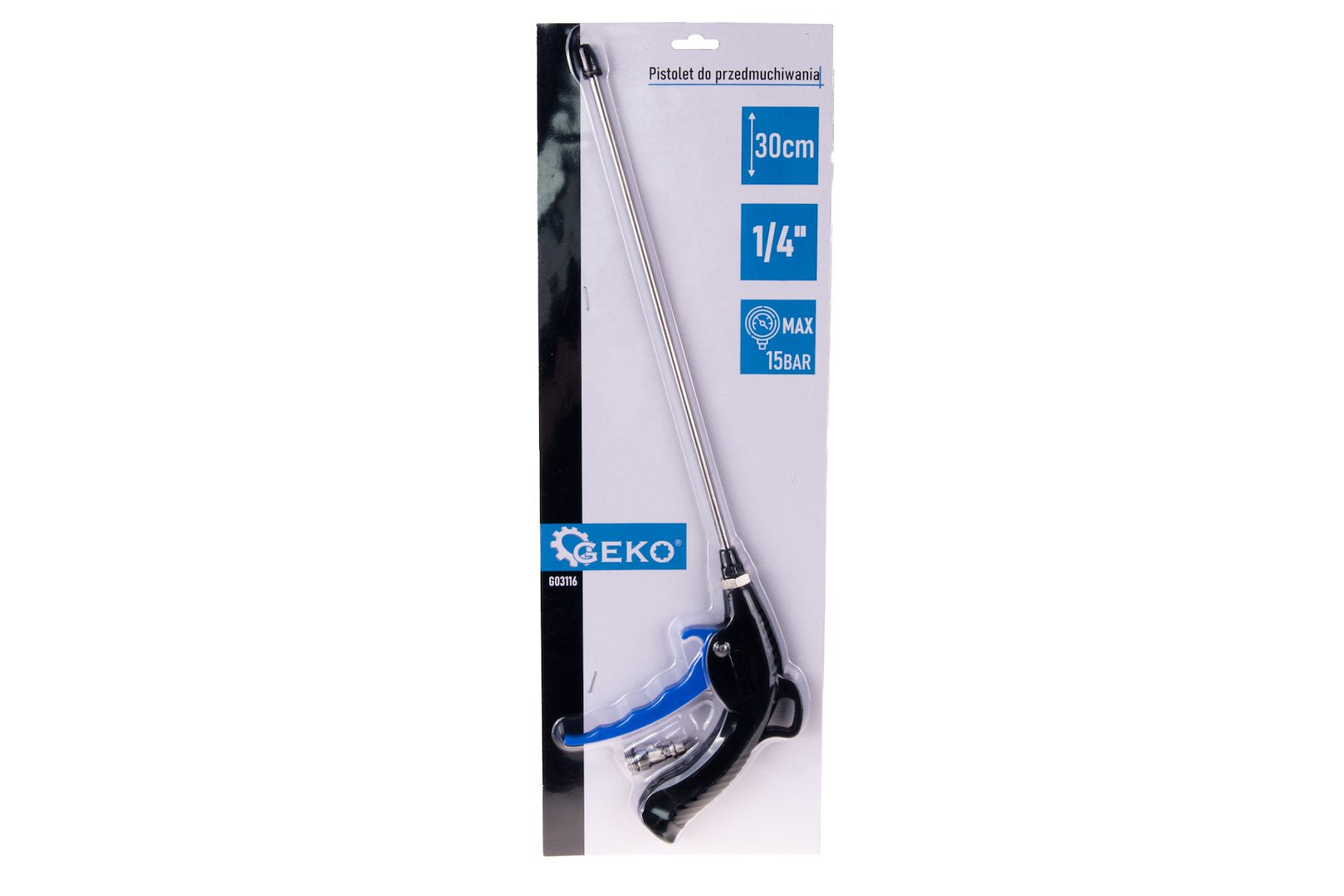 Pistol de aer comprimat cu duza de 30cm si cupla racord rapid 1/4" - GEKO