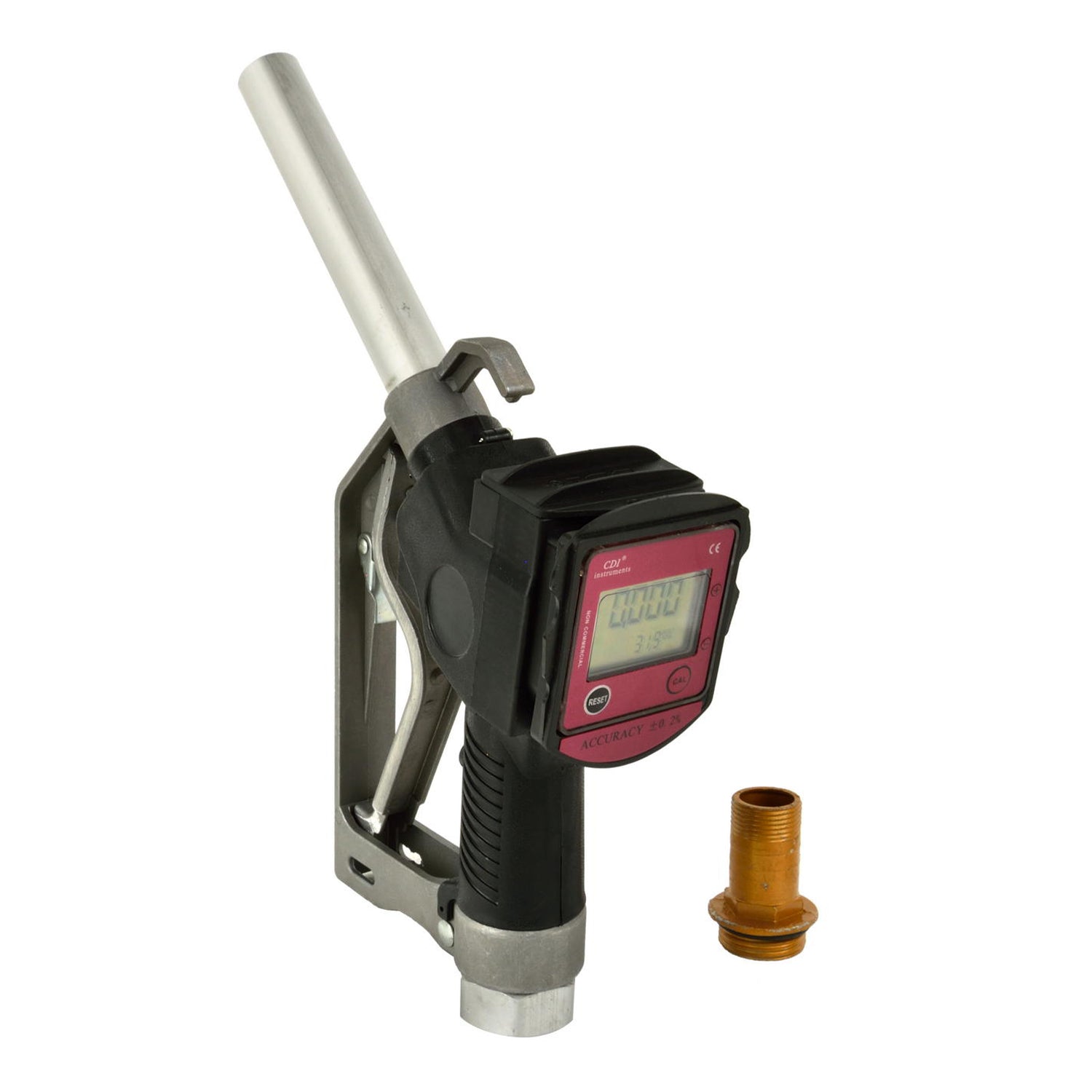 Pistol de combustibil cu contor digital LCD 1" BSP pentru pompa de transfer ulei motorina