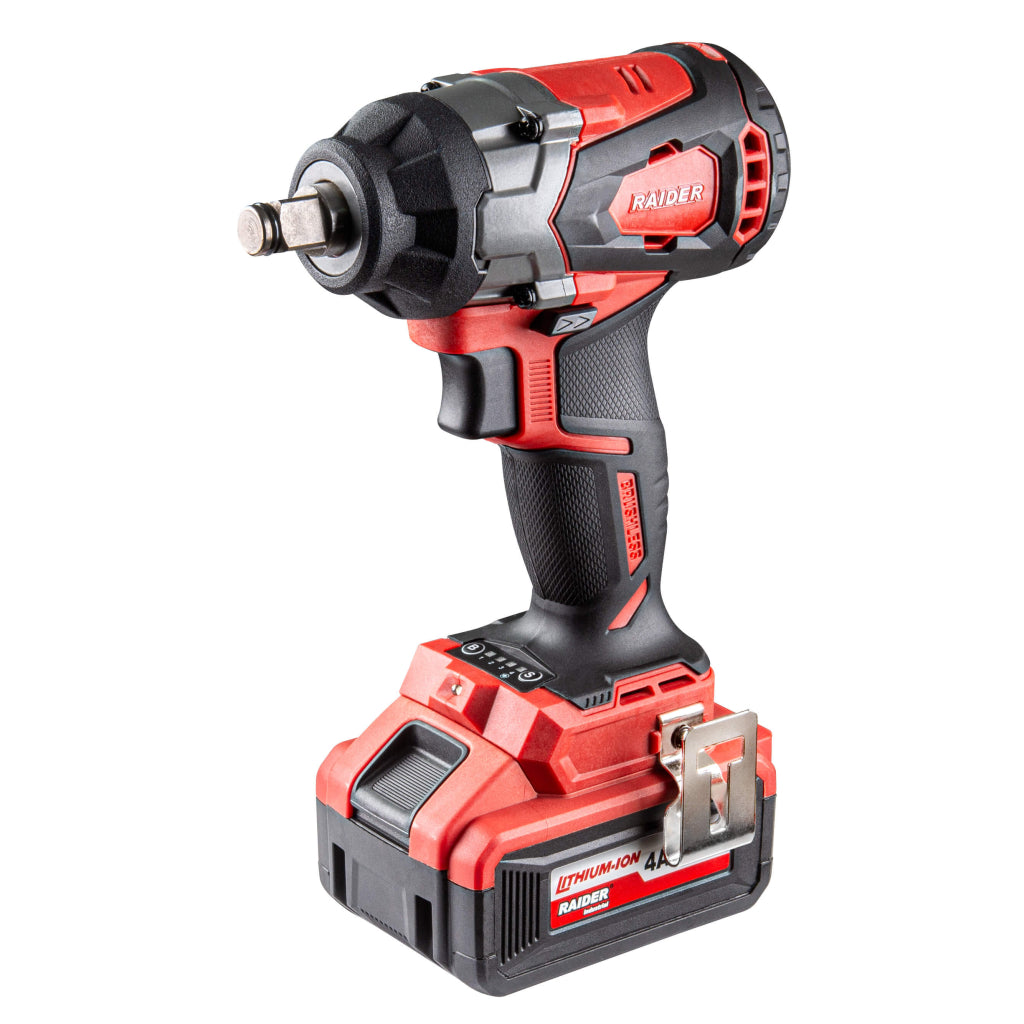 Pistol de impact 1/2 480NM cu acumulator 20V 4ah RAIDER