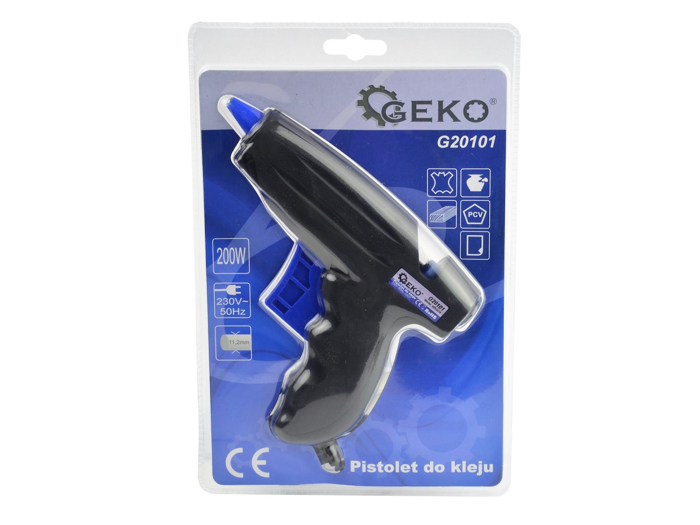Pistol de lipit cu silicon 200W GEKO