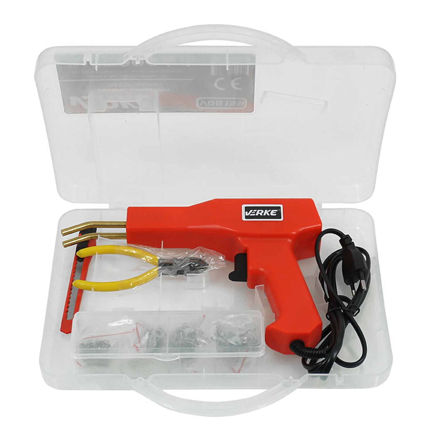 Pistol de lipit si reparat plastic 100W cu 200 capse