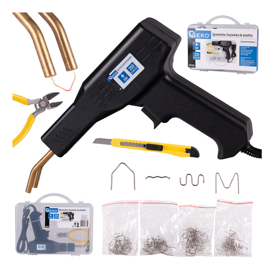 Pistol de lipit si reparat plastic 50W cu 200 capse