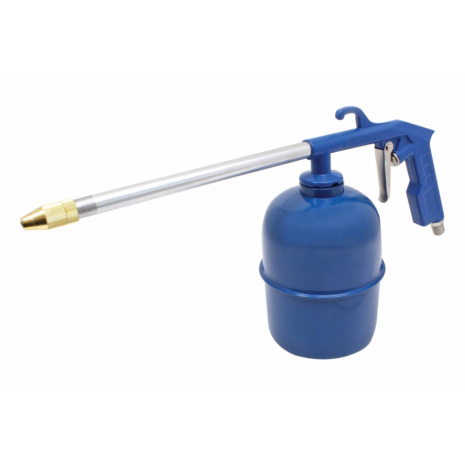 Pistol de spalat si degresat cu aer comprimat pentru motoare, rezervor metalic 1l, duza lunga 230mm, 3-5 bar