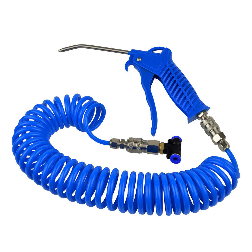 Pistol de suflat cu furtun spirala de 5m
