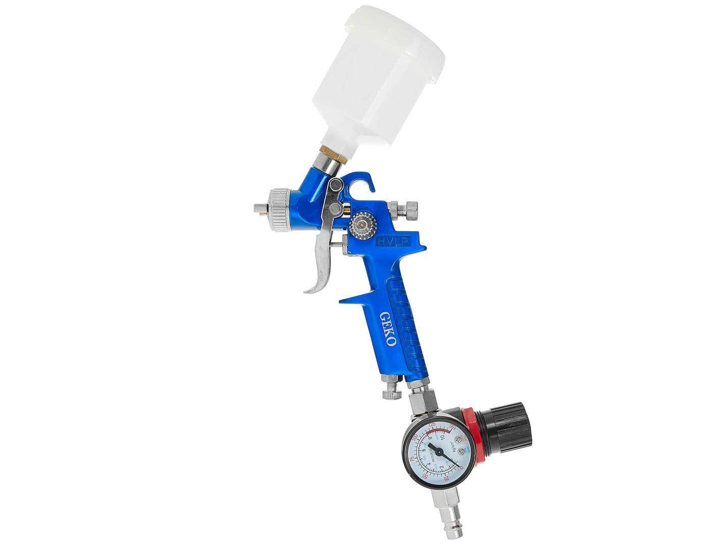 Pistol de vopsit HVLP 125ml 0.8mm cu regulator de presiune