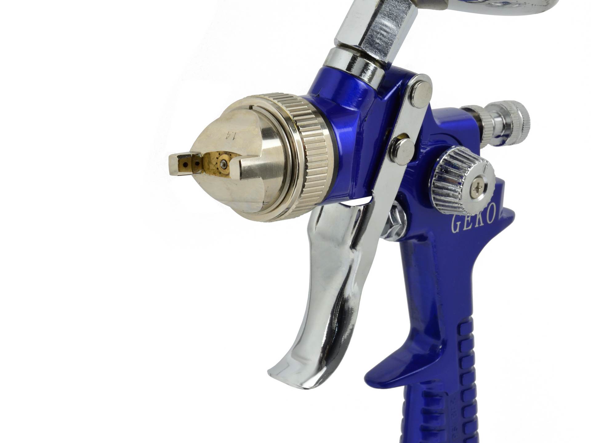 Pistol de vopsit profesional duza 1.4 cu rezervor din aluminiu de 600cc GEKO