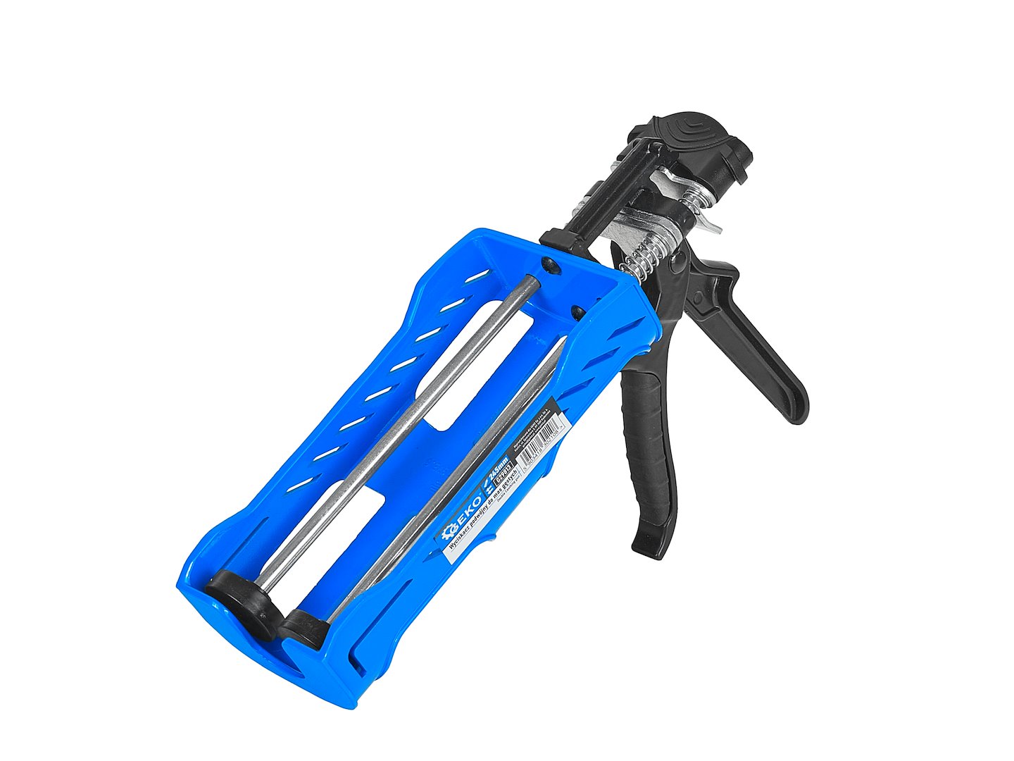 Pistol dublu pentru aplicare silicon, adezivi si rasini 245 mm  - GEKO