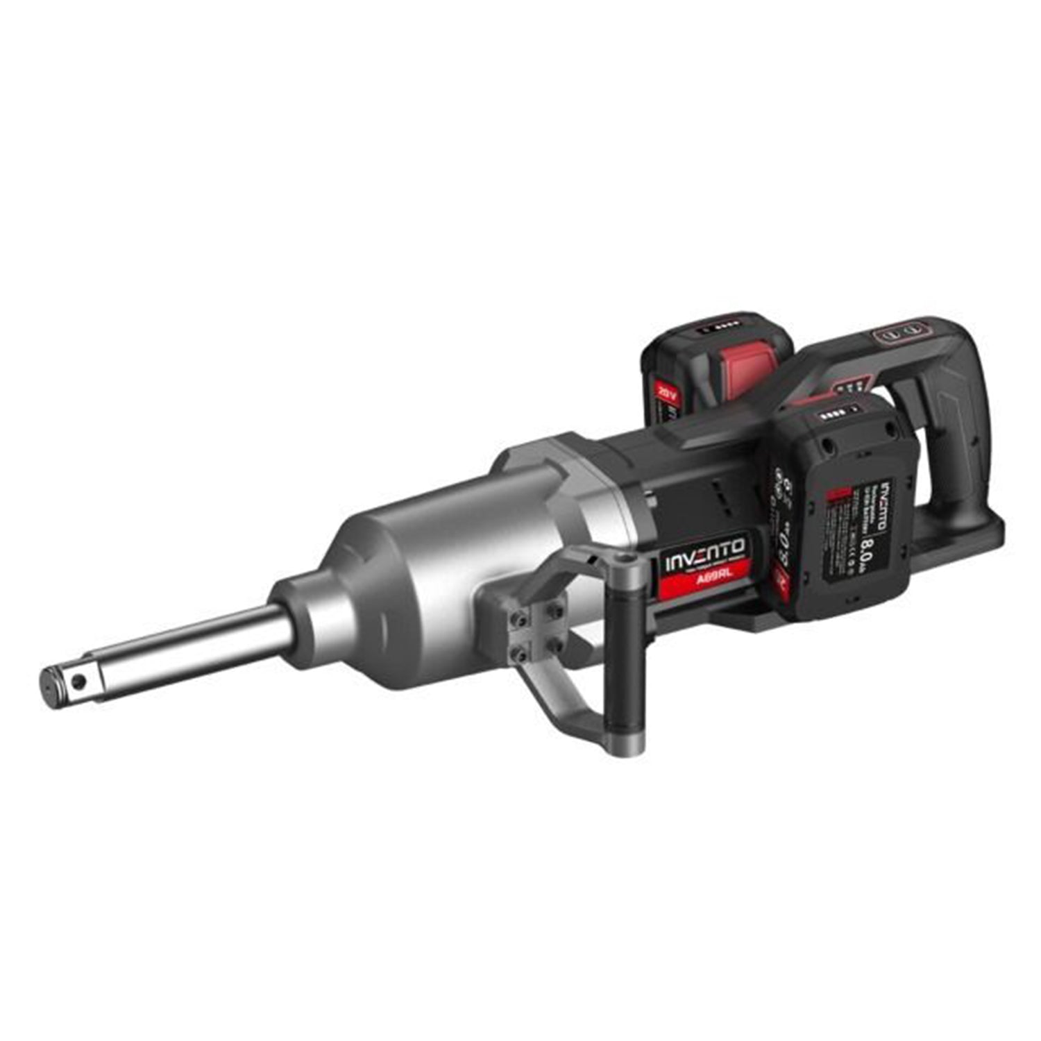 Pistol electric de impact pentru camioane utilaje cu 4 acumulatori 8ah 4000NM INVENTO