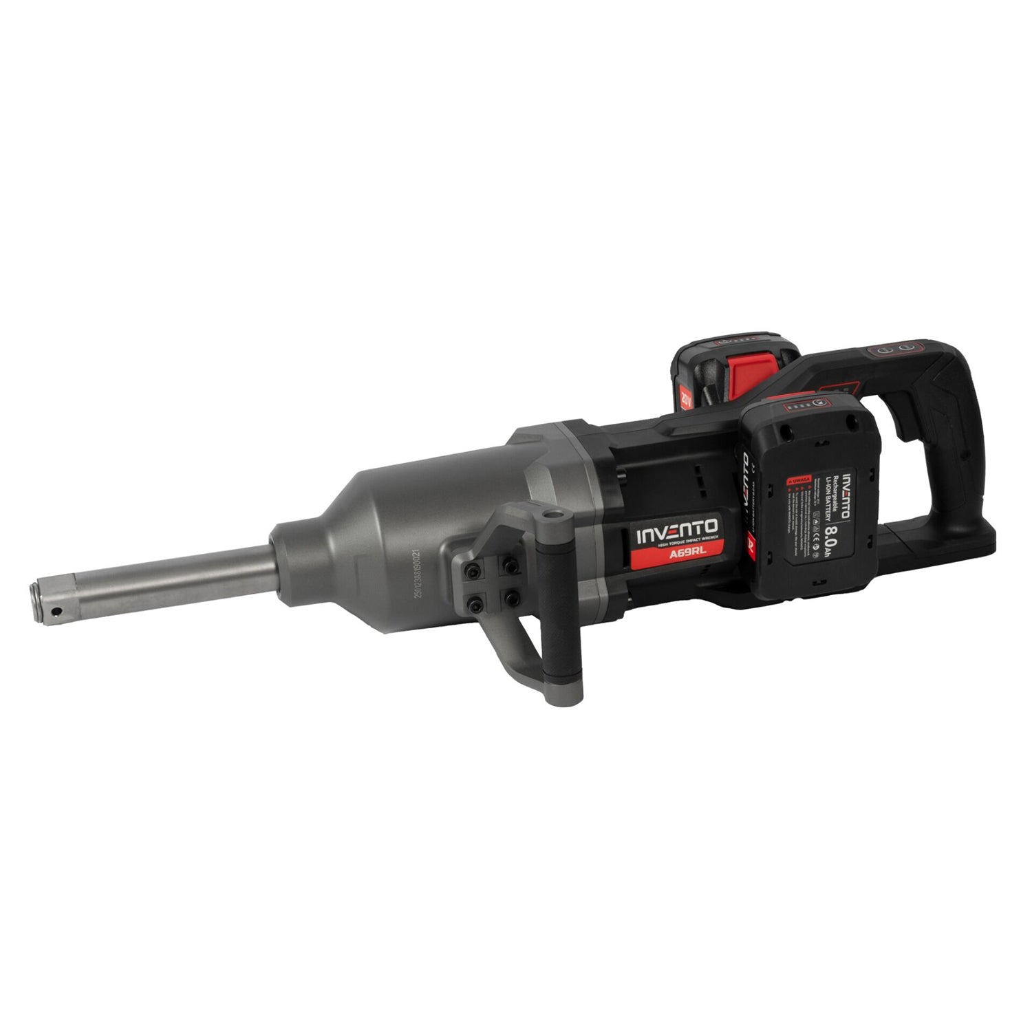 Pistol electric de impact pentru camioane utilaje cu 4 acumulatori 8ah 4000NM INVENTO