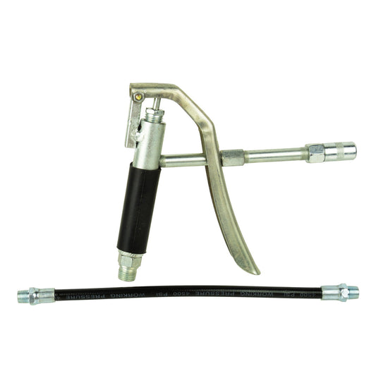 Pistol pentru pompa de gresat cu furtun flexibil