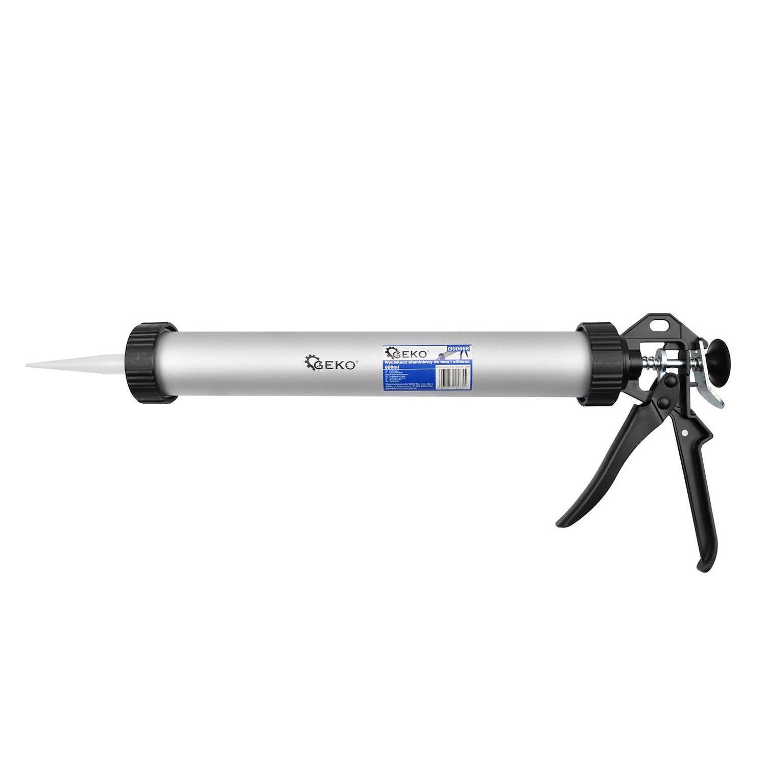 Pistol pentru silicon din aluminiu 600 ml GEKO