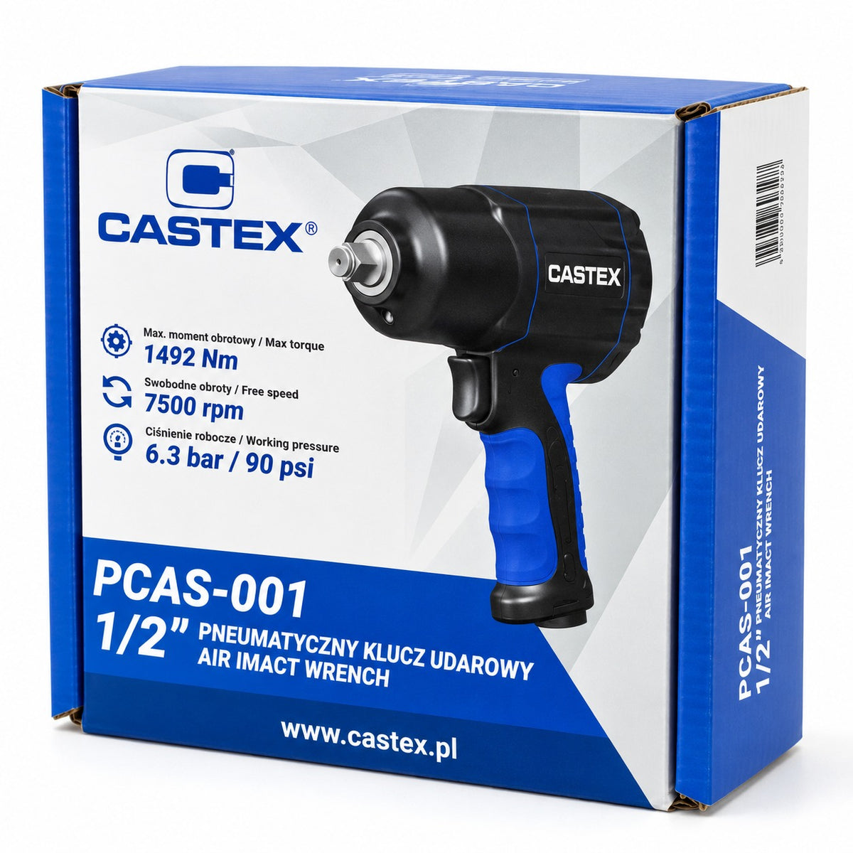 Pistol pneumatic de impact 1/2 1600Nm CASTEX