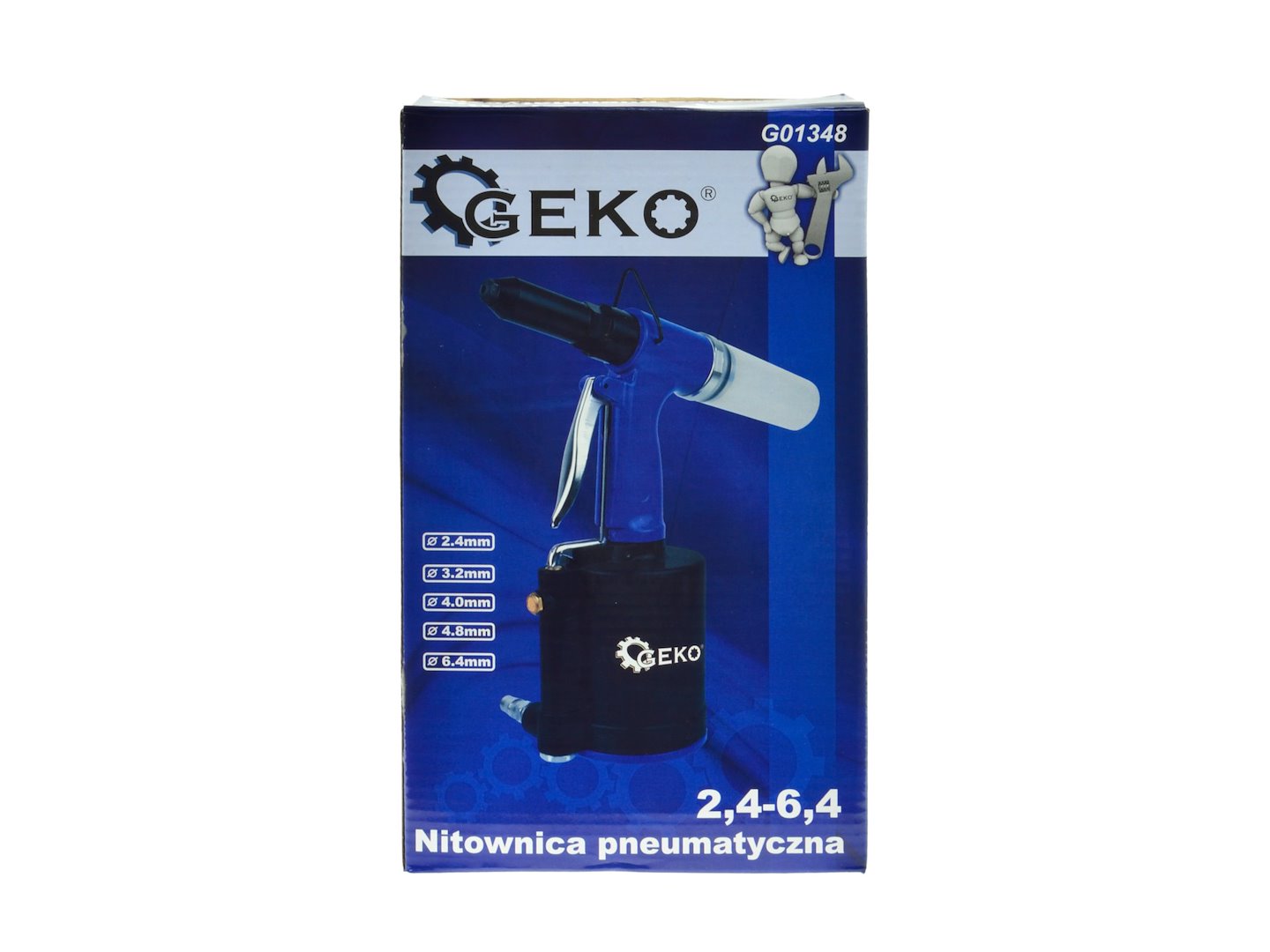 Pistol pneumatic  de nituit 2.4 - 6.4 mm GEKO