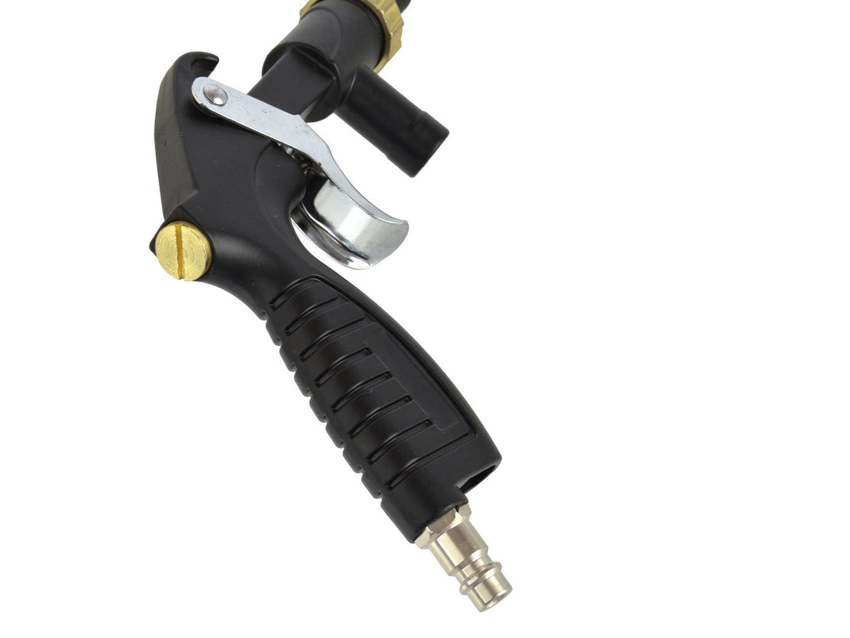 Pistol pneumatic pentru sablare cu 2 duze (metalica si ceramica) si furtun - GEKO