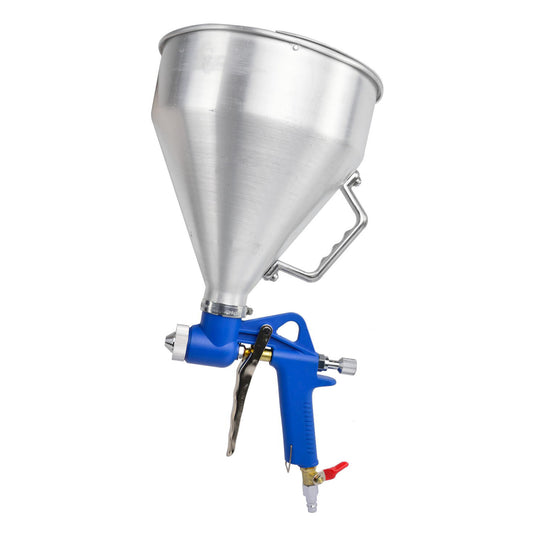 Pistol pneumatic pentru tencuiala glet vopsea ipsos duza 4 6 8 mm rezervor metalic 4.5l