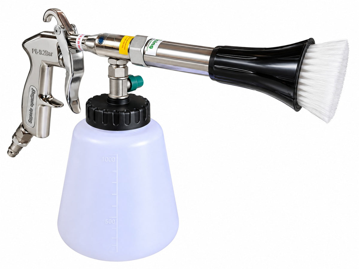 Pistol pneumatic pt spalat tapiterii TORNADOR cu adaptor vacuum GEBO TOOLS