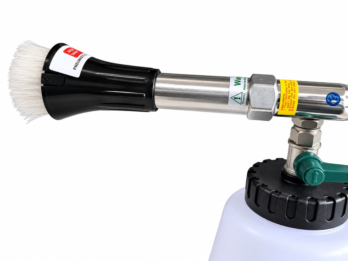 Pistol pneumatic pt spalat tapiterii TORNADOR cu adaptor vacuum GEBO TOOLS