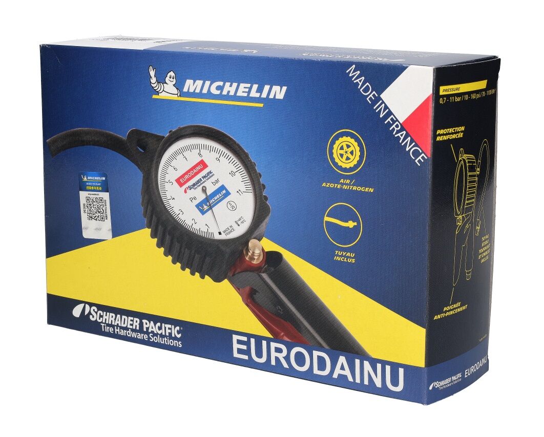 Pistol profesional umflat anvelope schrader MICHELIN eurodainu  0-11bar
