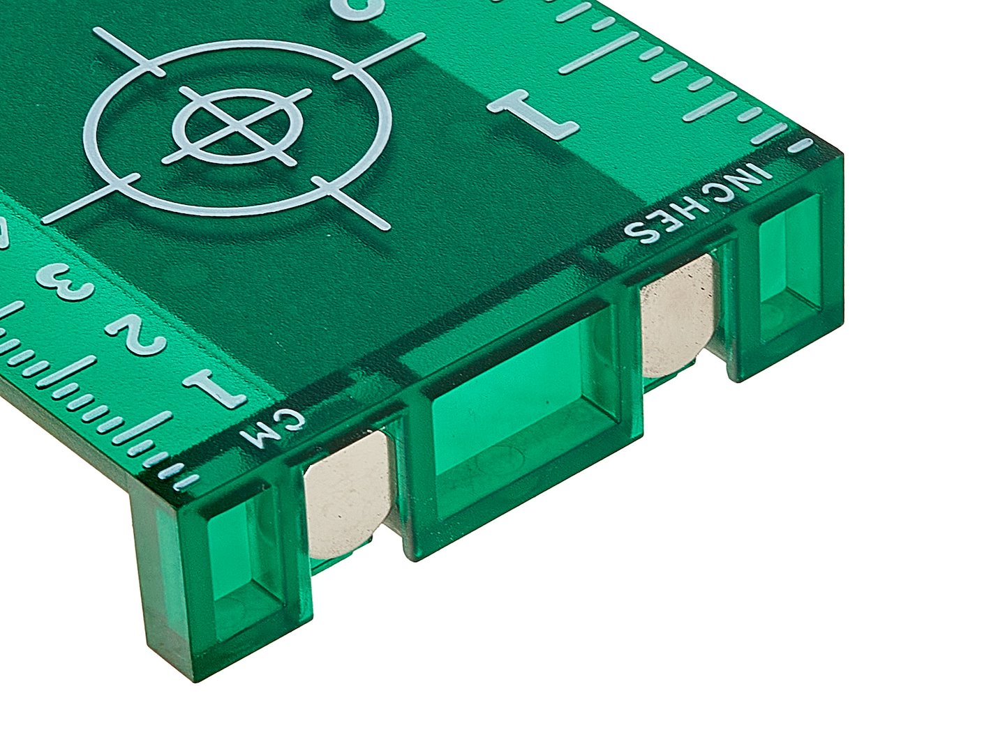 Placa tinta verde pentru nivela laser cu magneti si scala