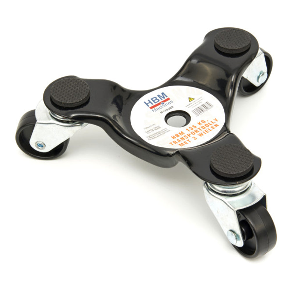 Platforma de transport cu 3 roti pivotante 135kg HBM