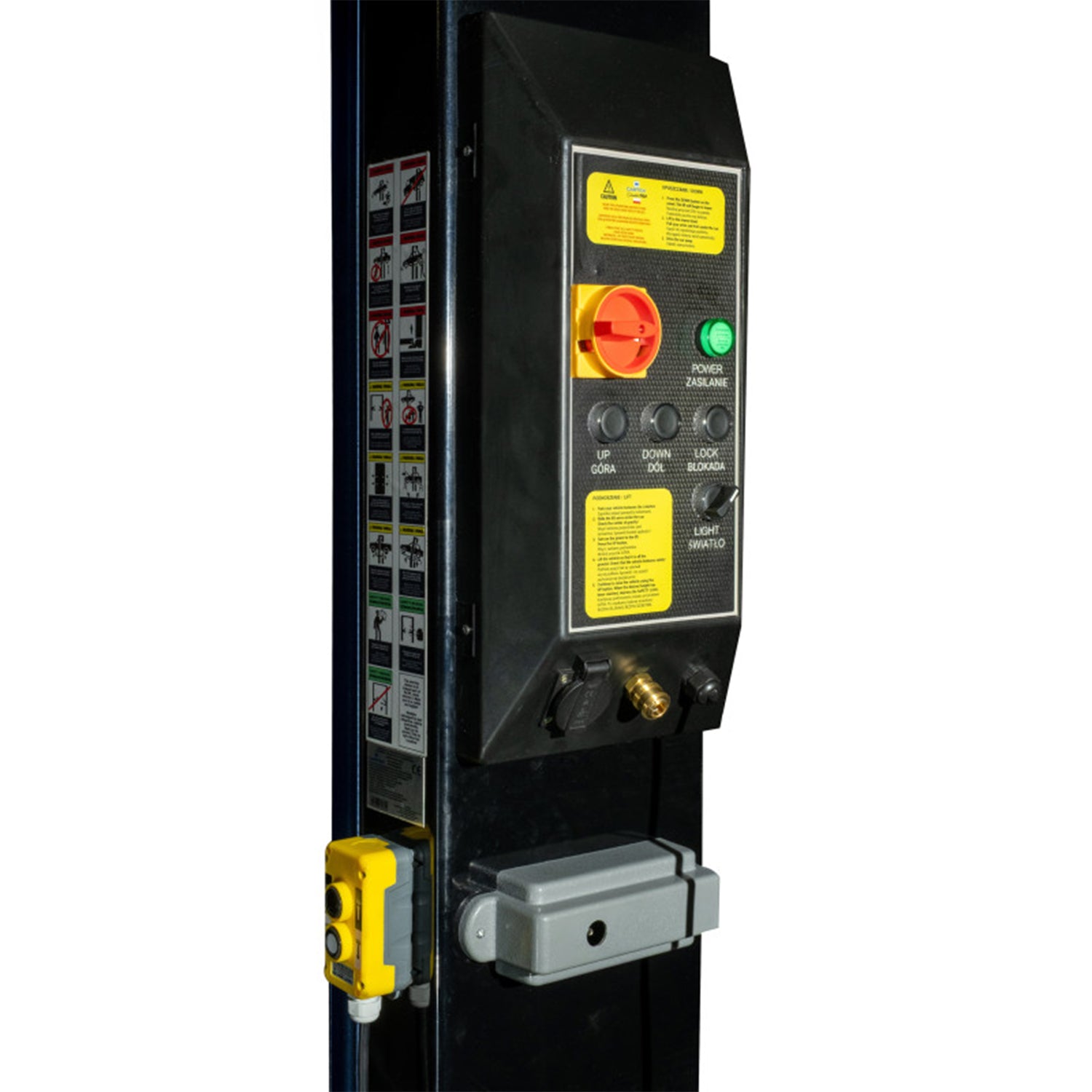 ELEVATOR AUTO 2 COLOANE 4.5T ILUMINAT CU LED, CU DEBLOCARE PRO AUTOMATA ELECTROHIDRAULICA 230V CASTEX + ULEI GRATIS