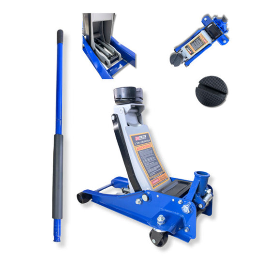 CRIC HIDRAULUIC TIP CROCODIL TALIE JOASA CU DUBLU CILINDRU 3T - KB GLOBAL