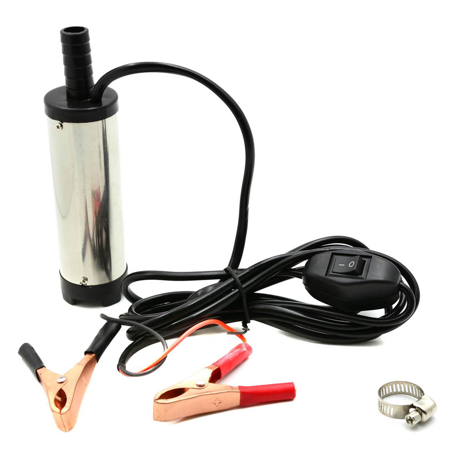 Pompa de transfer submersibila motorina ulei si apa 12V 37mm