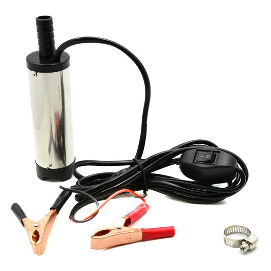 Pompa de transfer submersibila motorina ulei si apa 12V 37mm