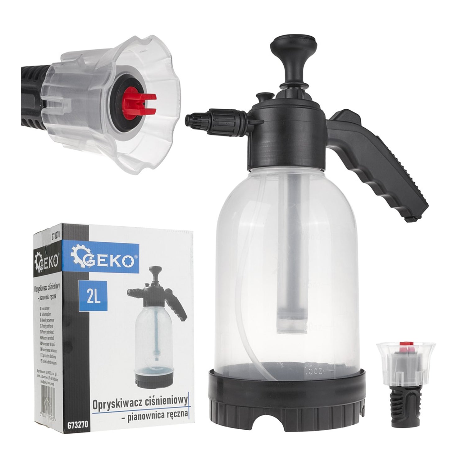 Pompa sub presiune pulverizator manual de spuma 2l