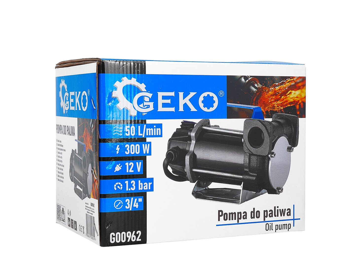Pompa transfer combustibil diesel 12V 300W GEKO