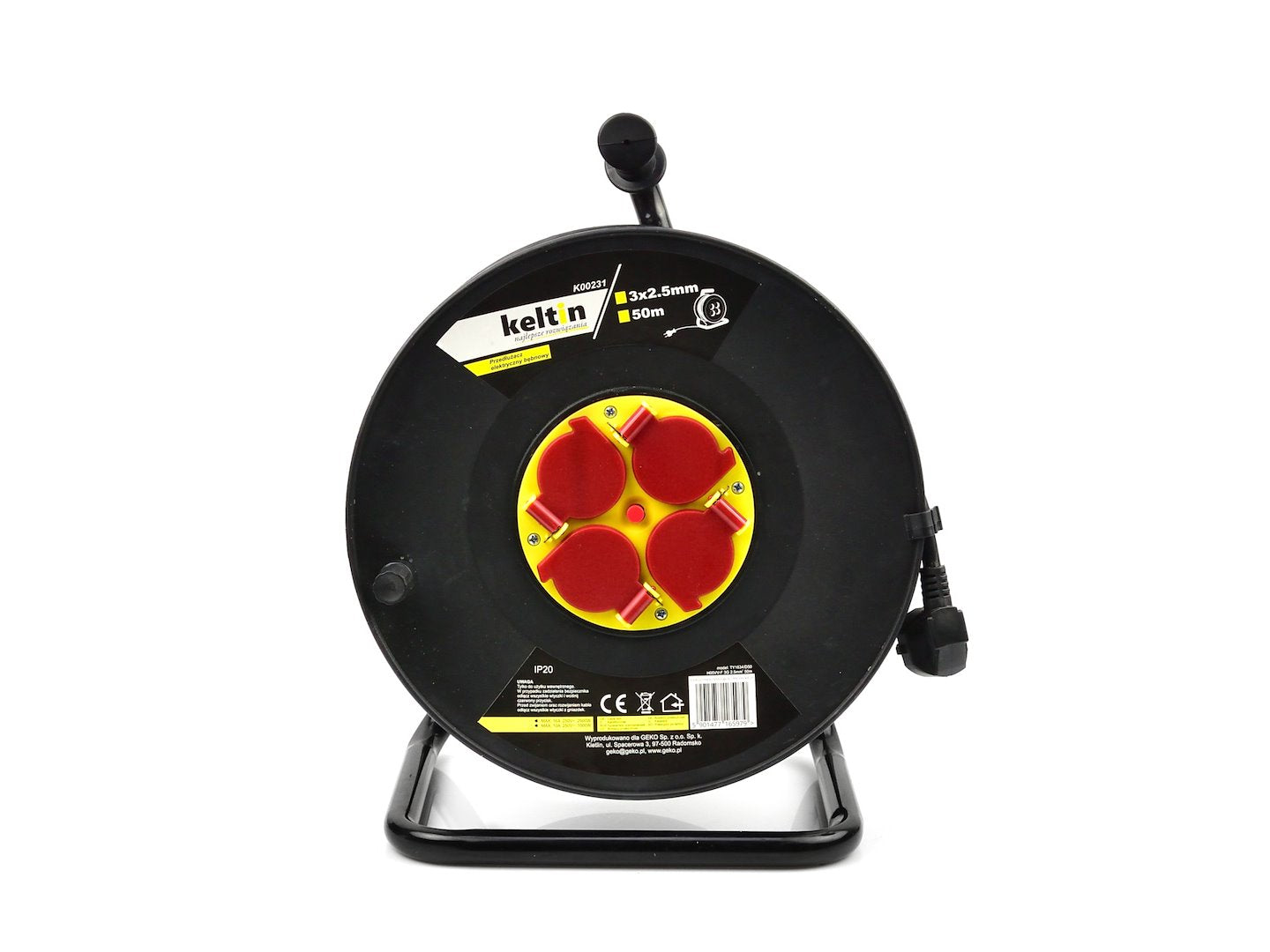 Prelungitor tambur electric 3x2.5mm 50m