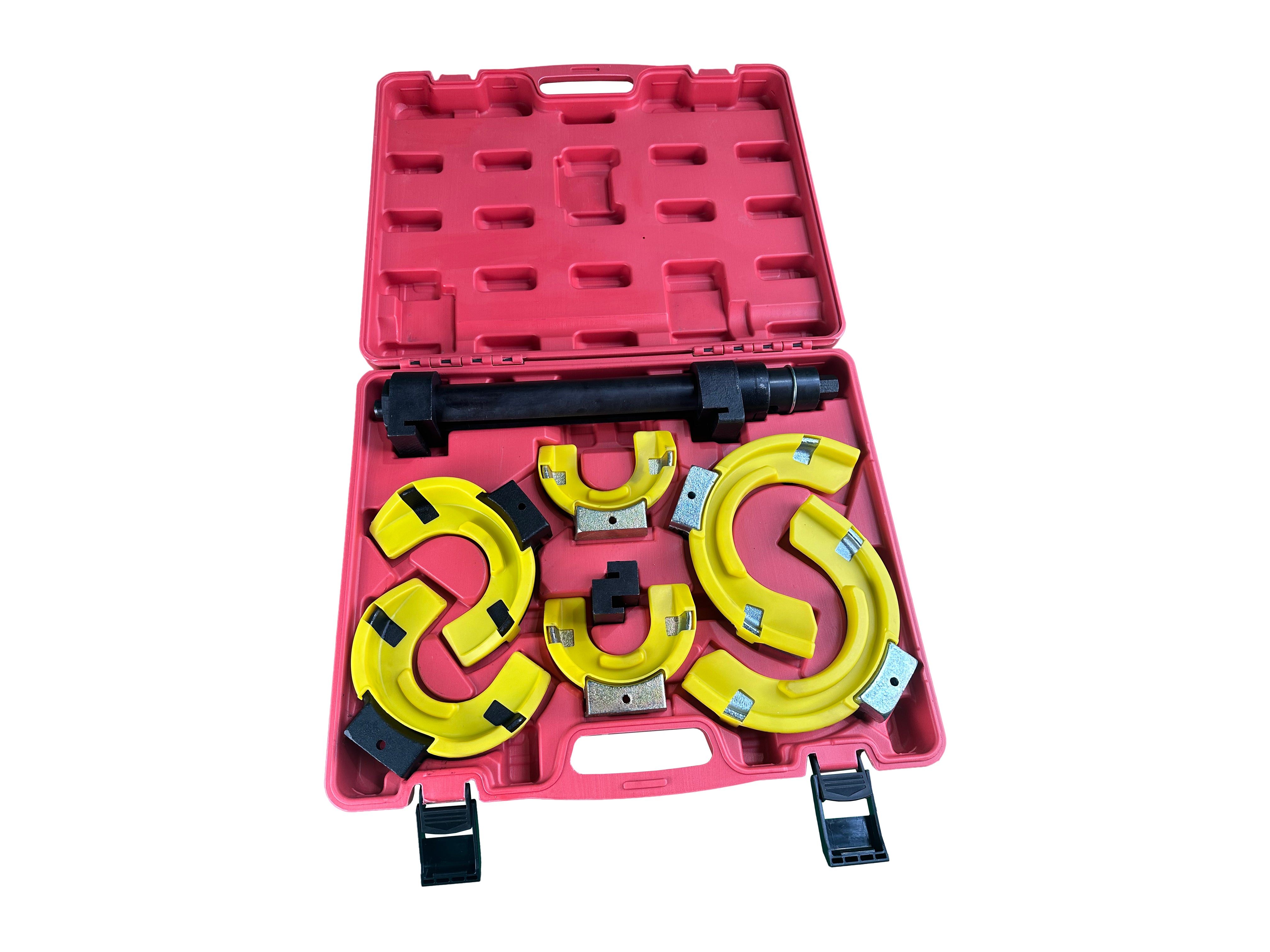Presa arcuri de suspensie autoturisme si autoutilitare MC PHERSON cu protectie 80-265 mm 1T GEBO TOOLS