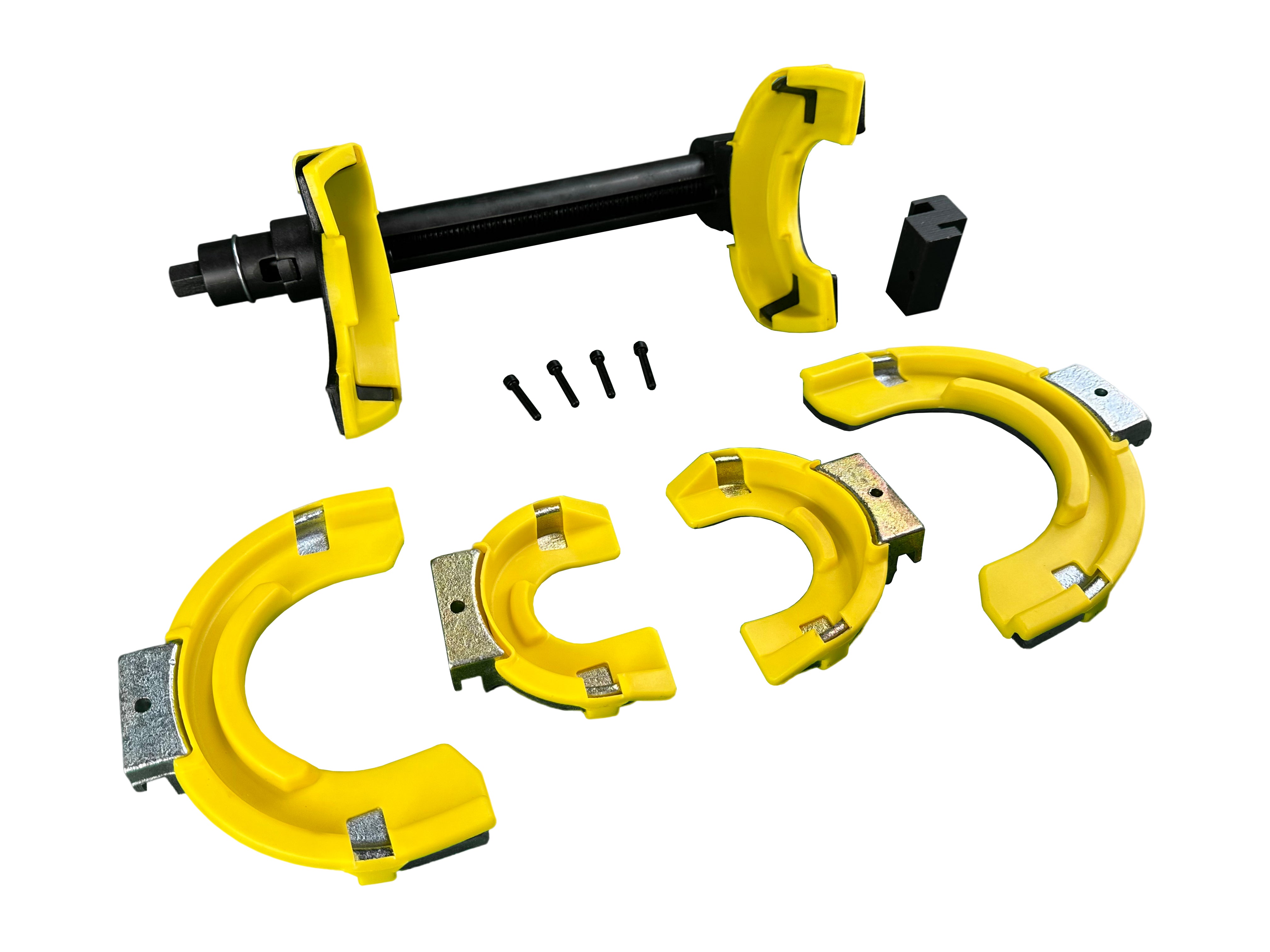Presa arcuri de suspensie autoturisme si autoutilitare MC PHERSON cu protectie 80-265 mm 1T GEBO TOOLS