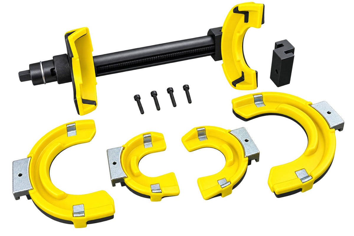 Presa arcuri de suspensie autoturisme si autoutilitare MC PHERSON cu protectie 80-265 mm 1T GEBO TOOLS