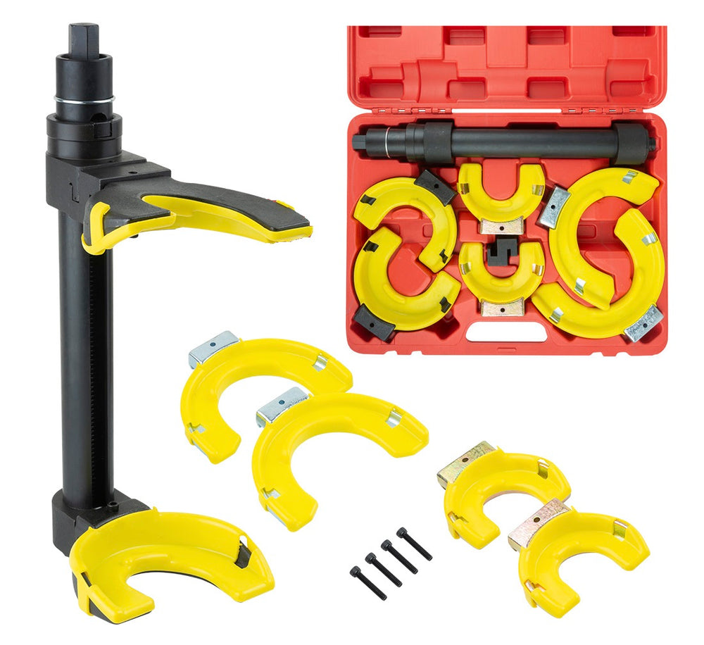 Presa arcuri de suspensie autoturisme si autoutilitare MC PHERSON cu protectie 80-265 mm 1T