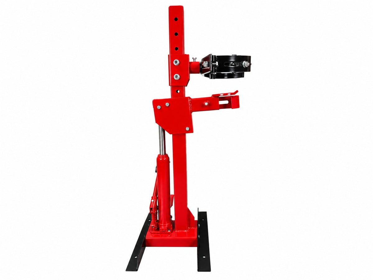 Presa arcuri hidraulica 1T tip stand pentru montare demontare arcuri amortizoare flanse telescoape GEBO TOOLS
