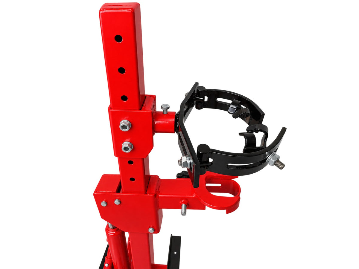 Presa arcuri hidraulica 1T tip stand pentru montare demontare arcuri amortizoare flanse telescoape GEBO TOOLS