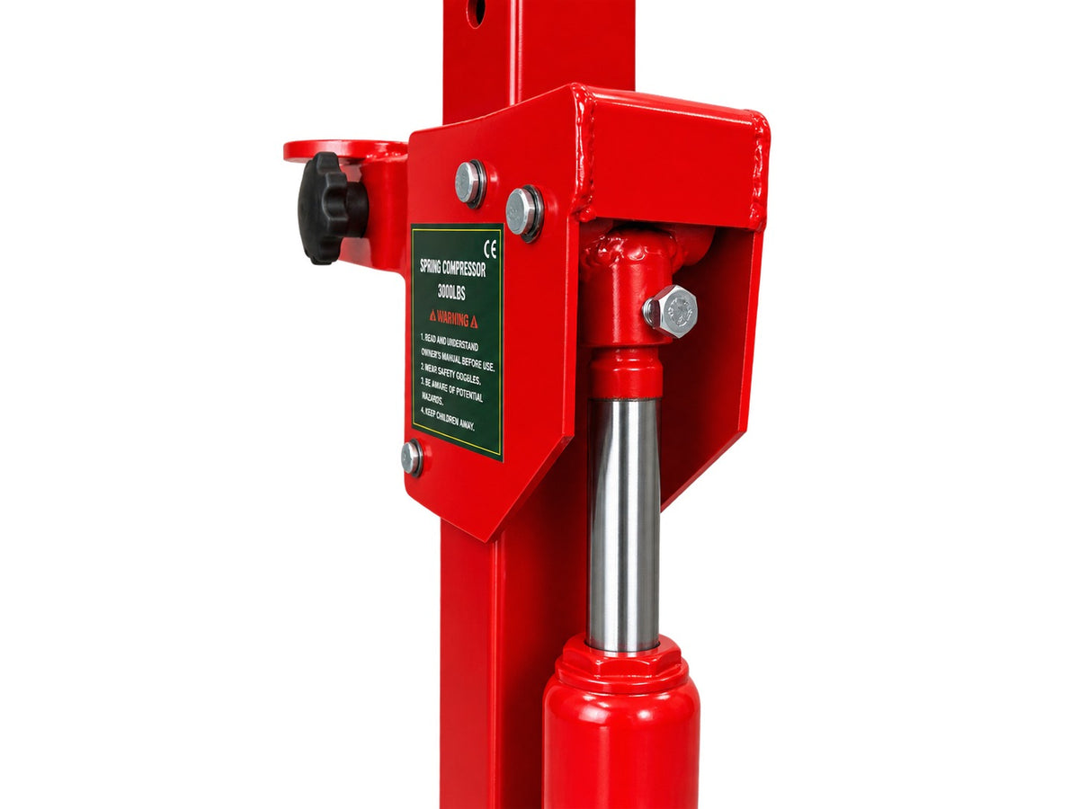 Presa arcuri hidraulica 1T tip stand pentru montare demontare arcuri amortizoare flanse telescoape GEBO TOOLS