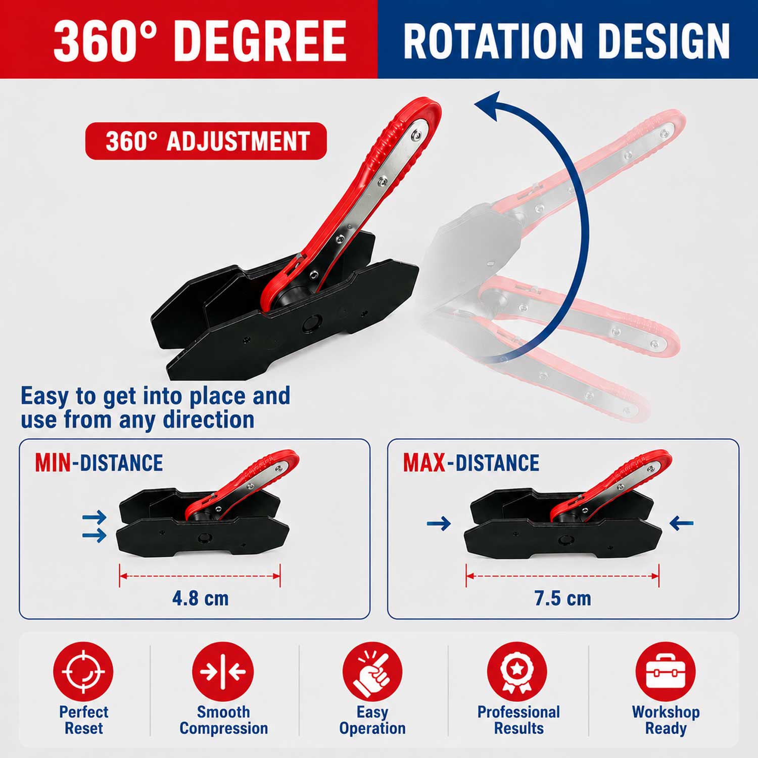 Presa pentru etriere frana GEBO TOOLS