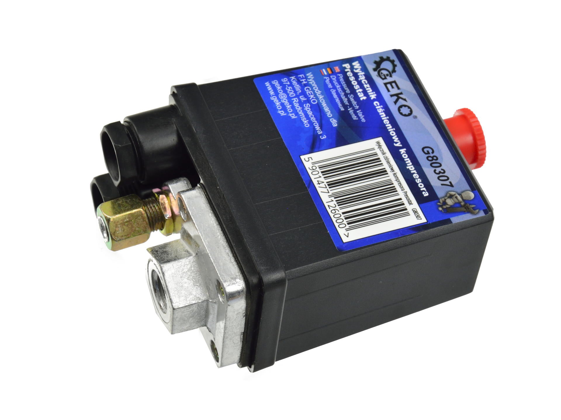 Presostat comutator unidirectional pentru compresor de aer 220V
