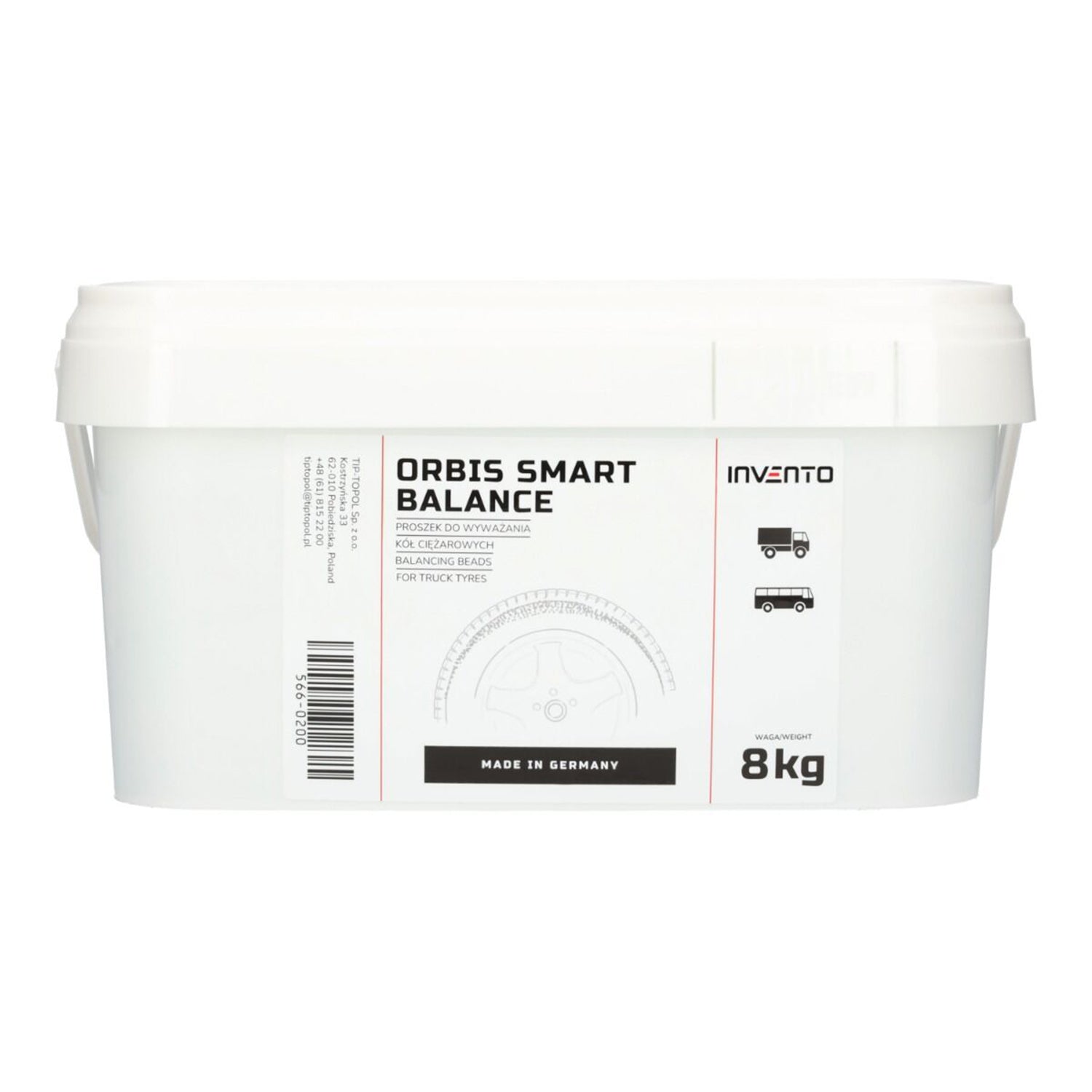 Pulbere granule pentru echilibrat roti camioane 8kg INVENTO